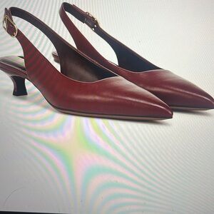 Franco Sarto Red Stiletto Heels Classic Pumps